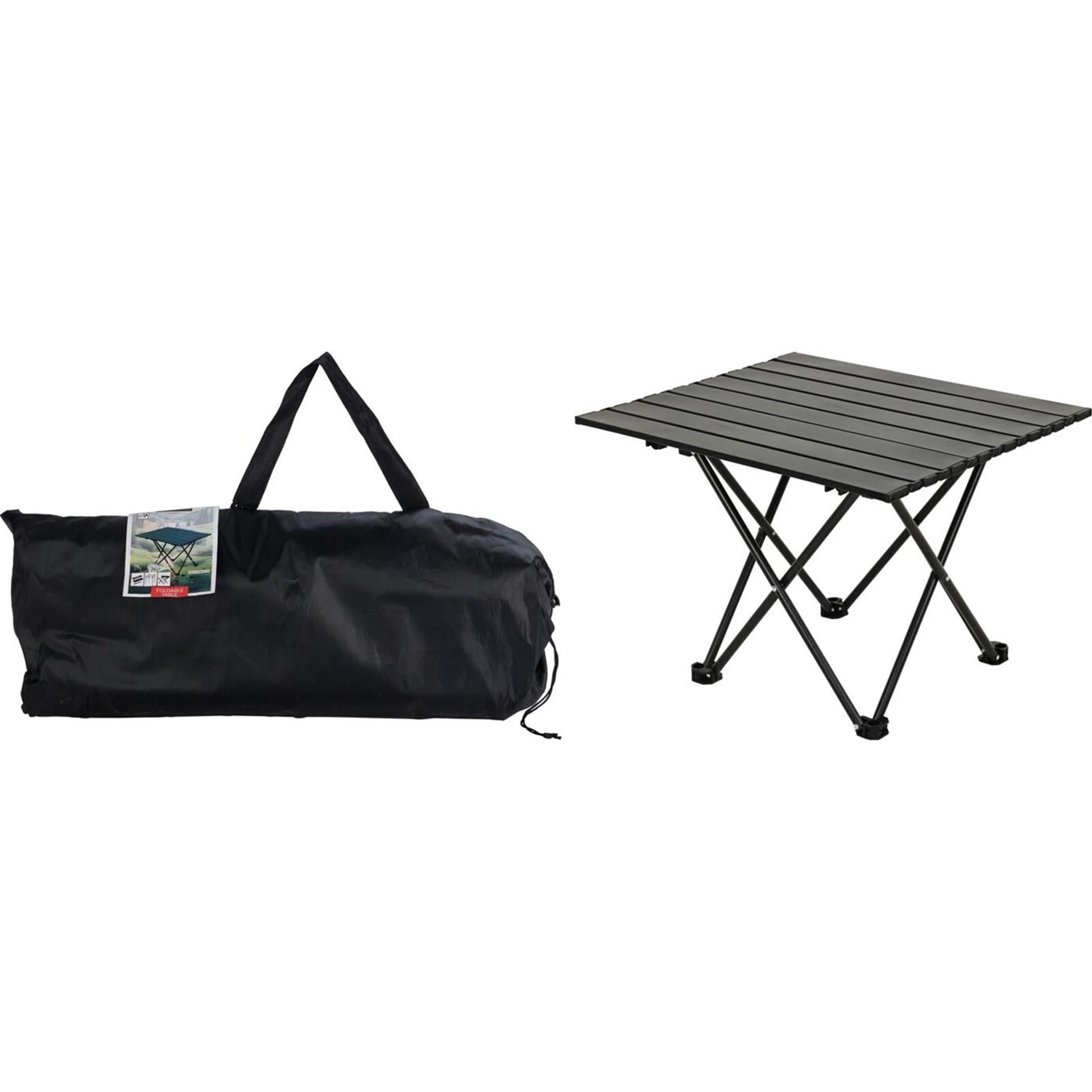 Redcliffs campingtafel metaal zwart 56x40x46cm