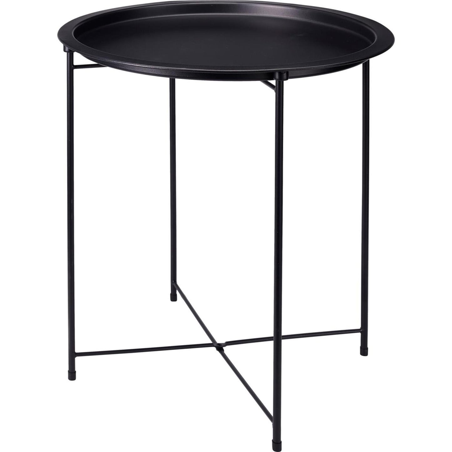 Home styling bijzettafel zwart ø47xh50cm