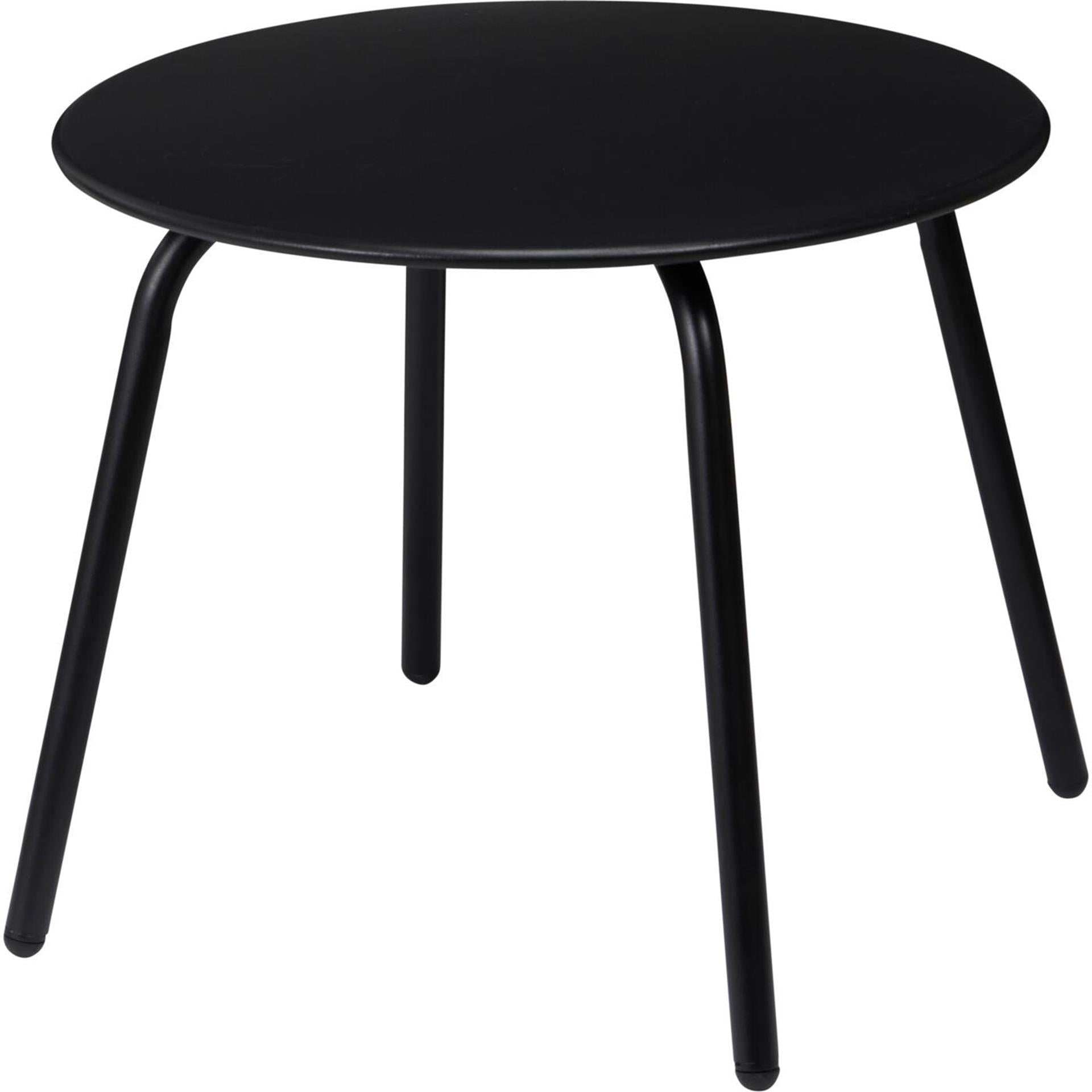 Home styling tafel zwart ã¸50xh40 cm rond