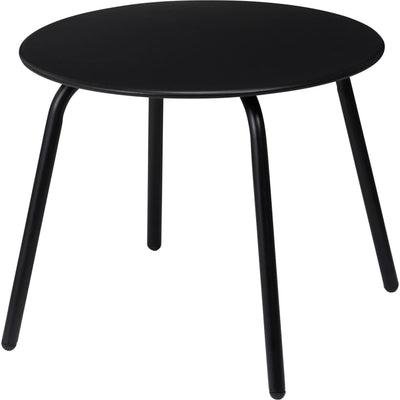 Home styling tafel zwart ã¸50xh40 cm rond