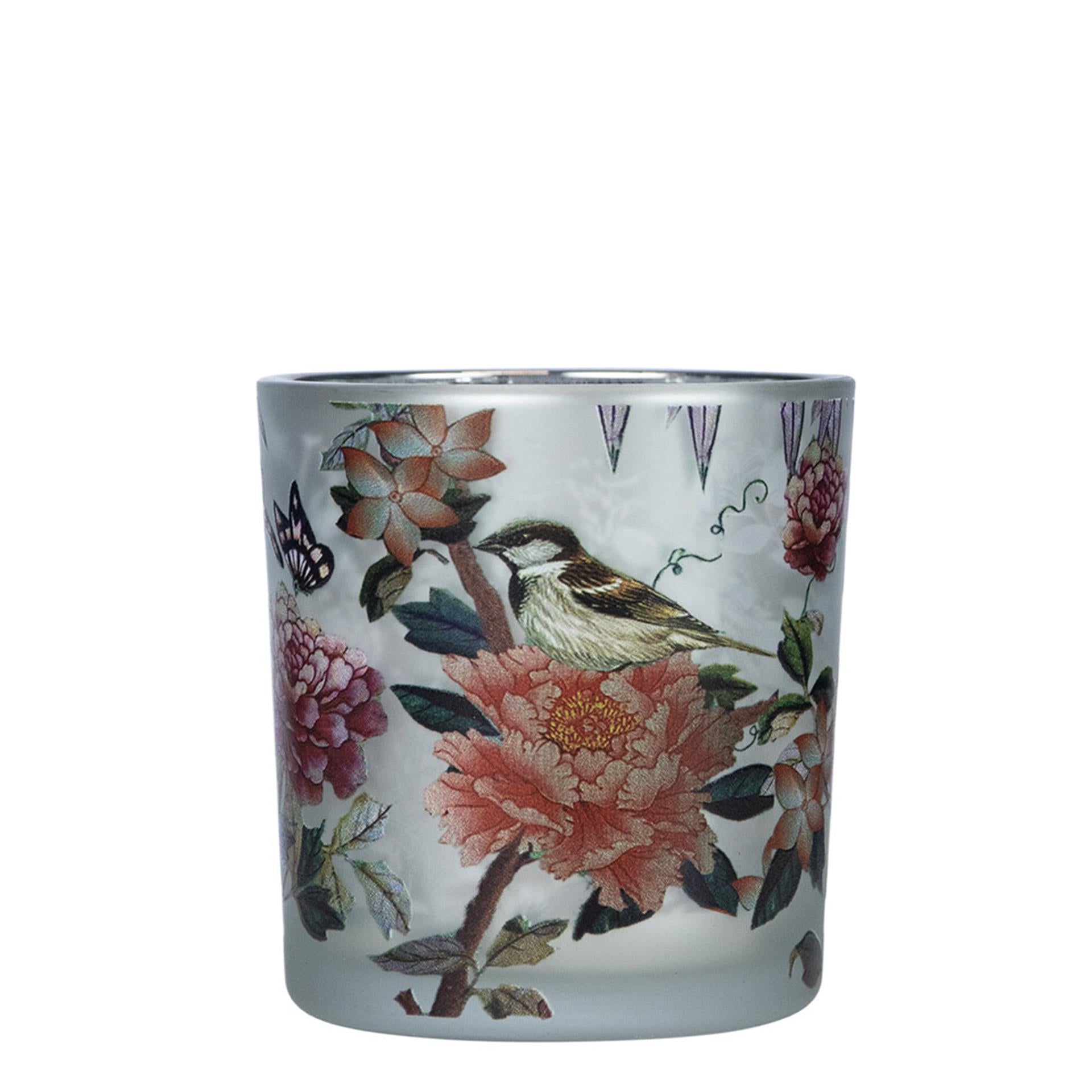 Cosydecor windlicht fleury vlinder small ø7,3xh8cm