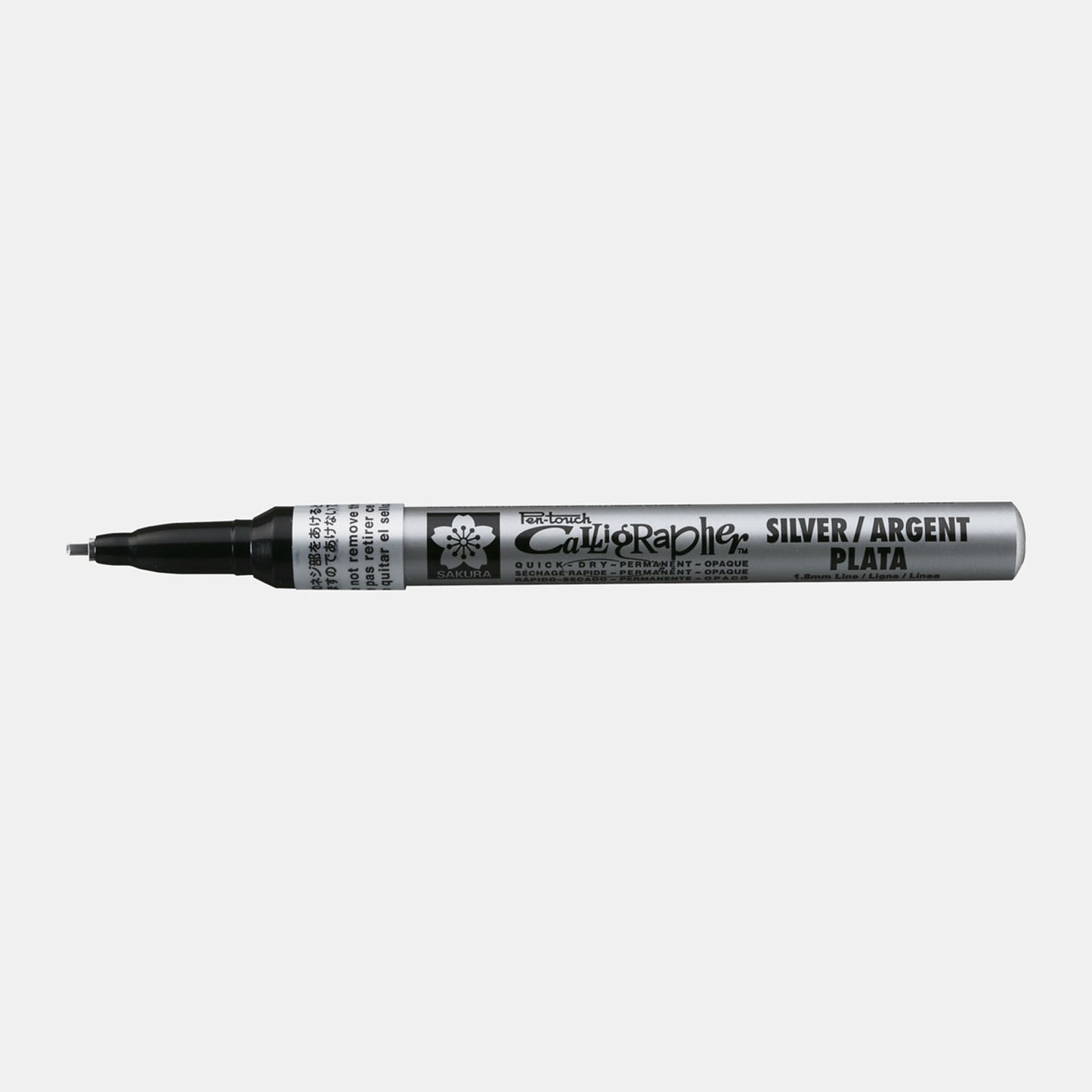 Sakura • pen-touch kalligrafie pen fijn zilver