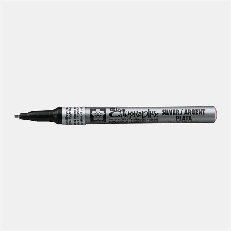 Sakura • pen-touch kalligrafie pen fijn zilver