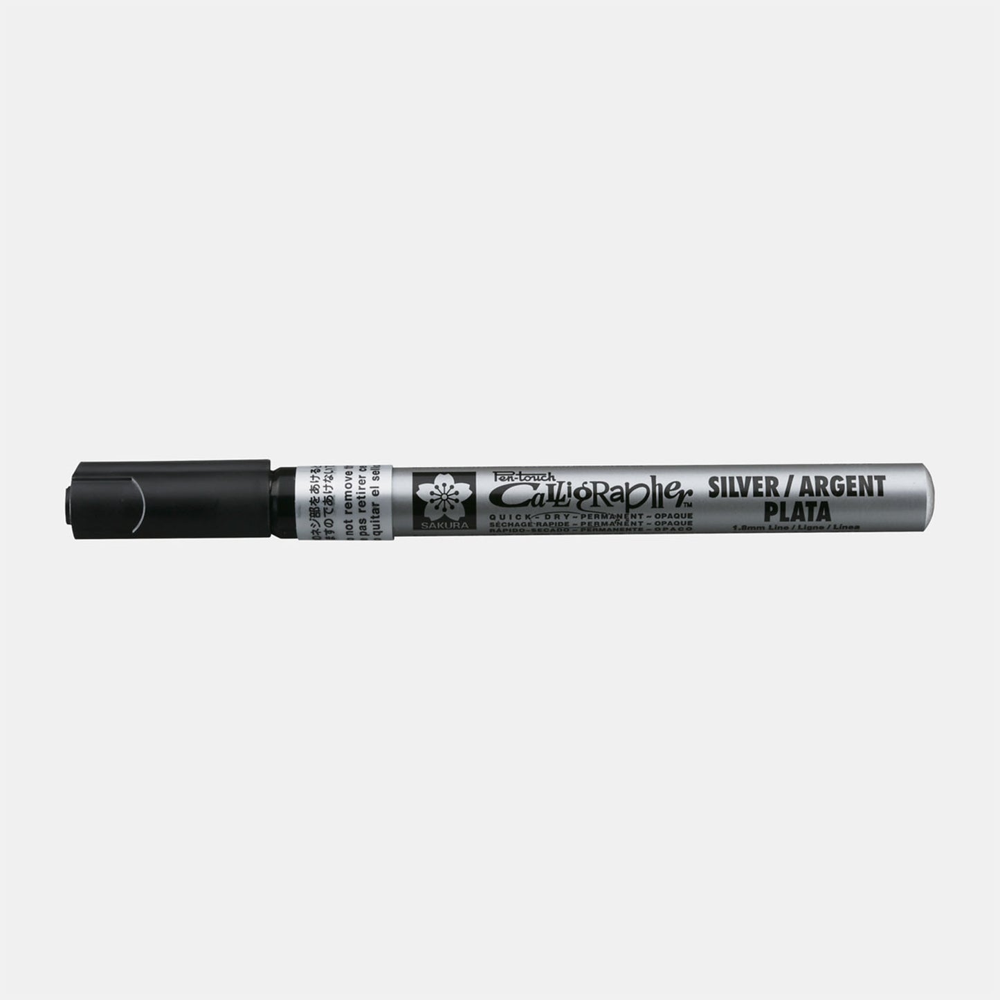 Sakura • pen-touch kalligrafie pen fijn zilver