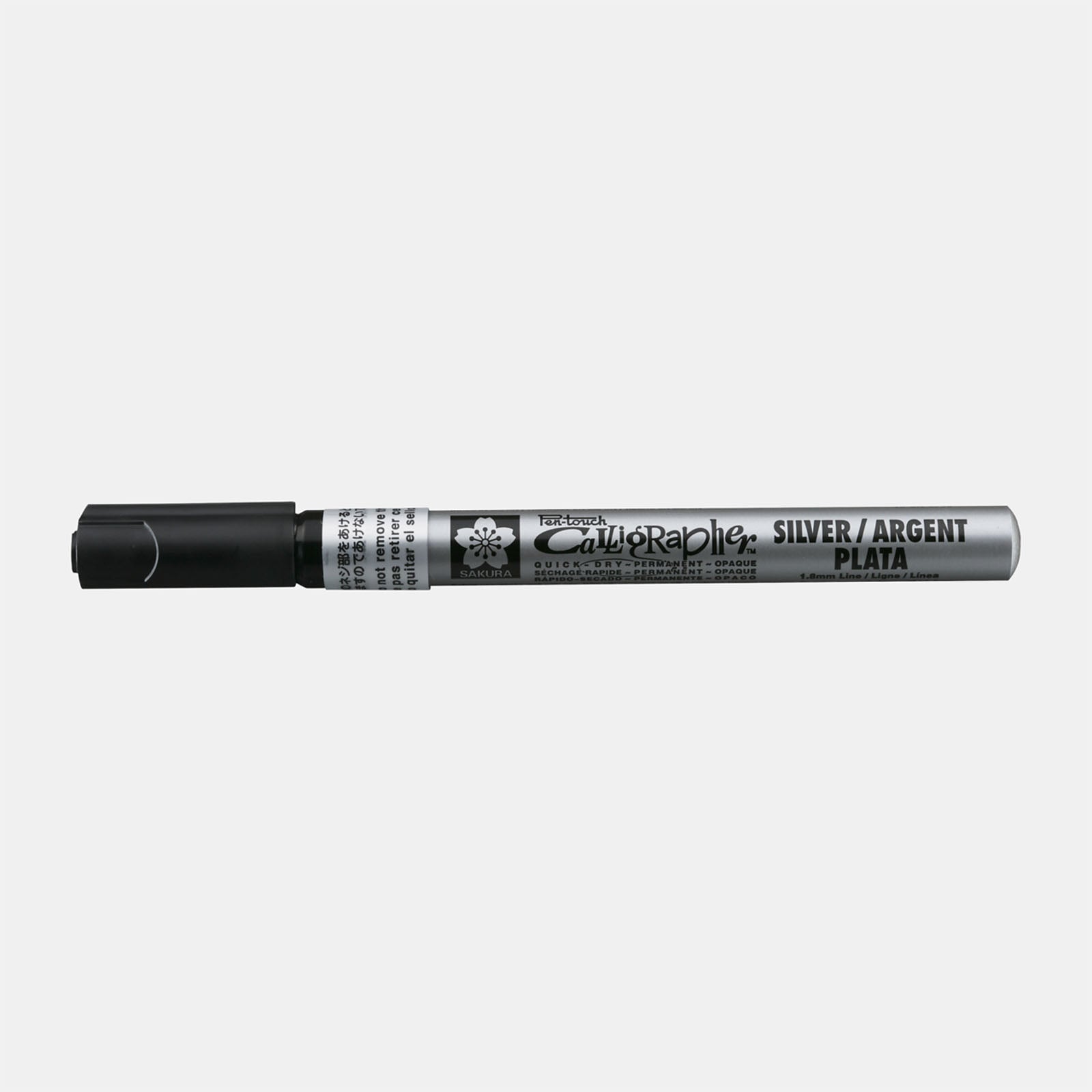 Sakura • pen-touch kalligrafie pen fijn zilver