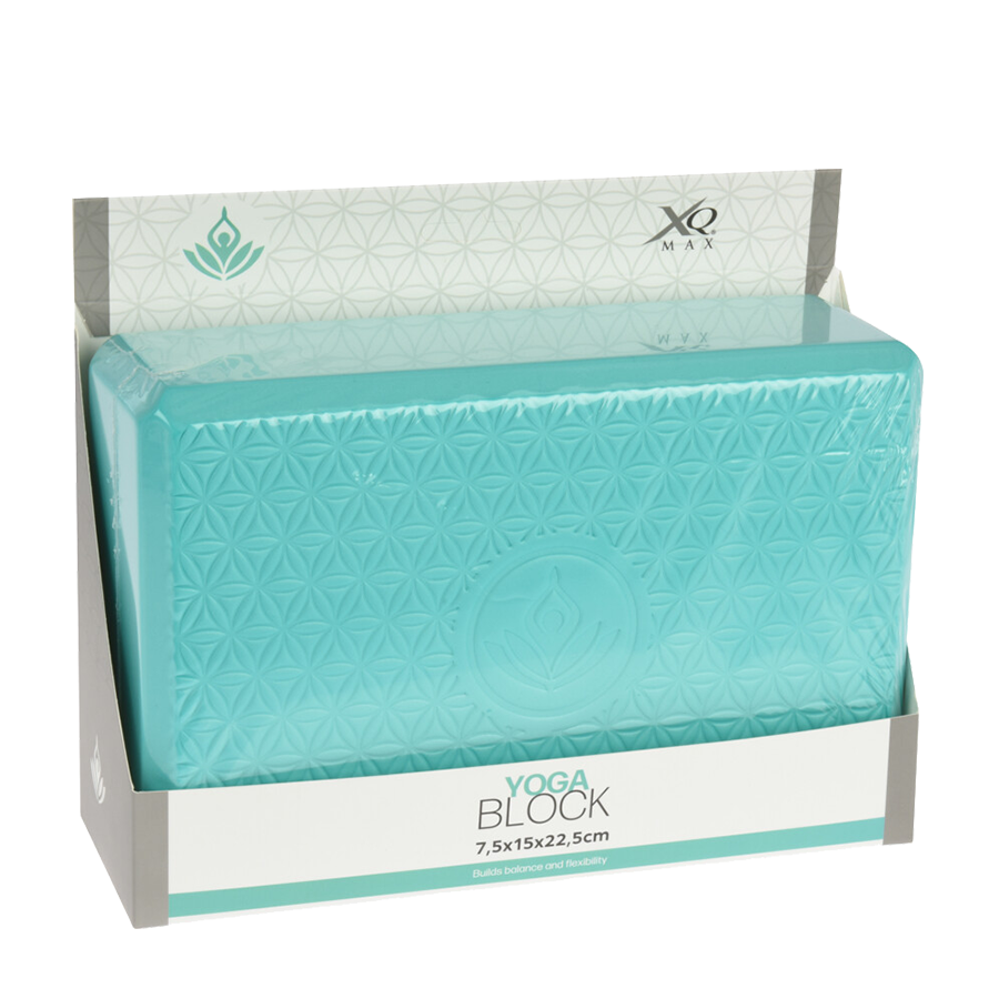 Abi xq max yoga block green 22,5x15x7,5cm