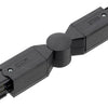 Enzo xts hoekstuk instelbaar tbv. rail 3-fasen zwart - 5050044