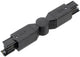 Enzo xts hoekstuk instelbaar tbv. rail 3-fasen zwart - 5050044