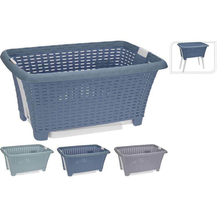 Storage solutions wasmand met inklapbare poten 60x40cm