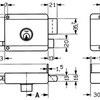 Yale 614-615 oplegslot | 1 toers met losse buitencilinder | dm 60mm | draairichting 2. - 7225109