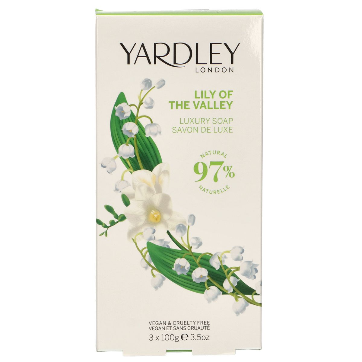Yardley london zeep lily of the valley 3x100gr.