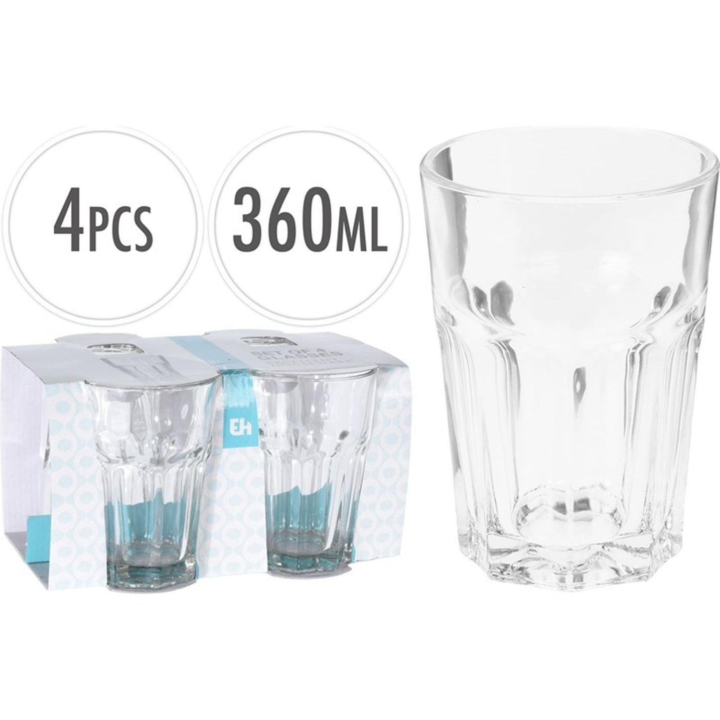 Excellent houseware drinkglazenset 4-delig 36cl