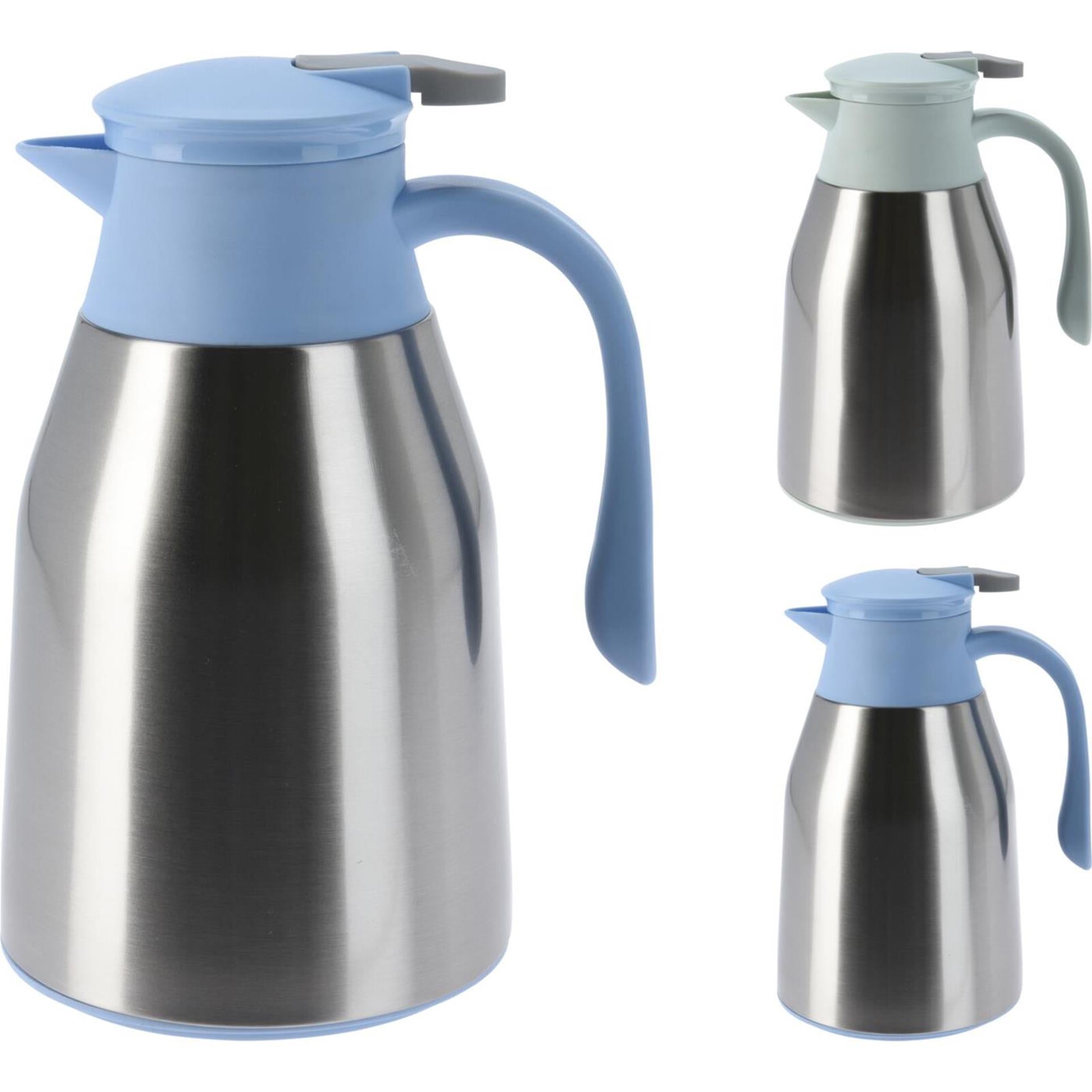 Excellent houseware koffiekan rvs kunststof 1l