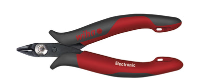 Wiha zijkniptang electronic zeer smalle, spitse kop zonder facet | 128mm 5 1 8 | blisterverpakking - 27388 - 27388