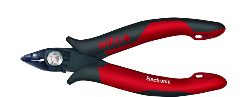Wiha zijkniptang electronic (rood zwart)