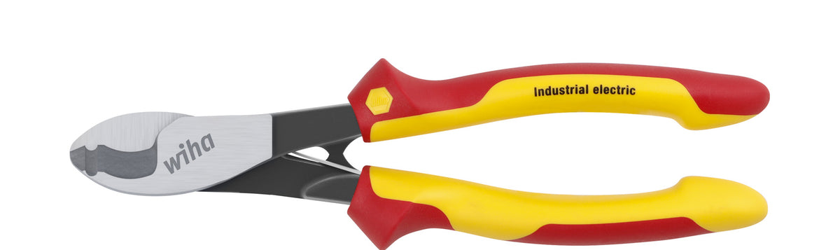 Wiha kabelknipper industrial electric met in- en uitschakelbare openingsveer | 210 mm - 43663 - 43663