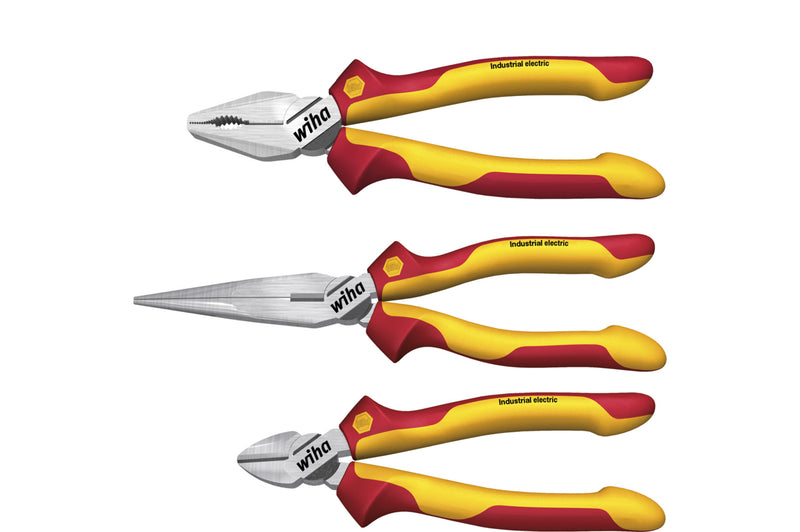 Wiha z99000109 tangenset industrial electric - 3 delig - 38637