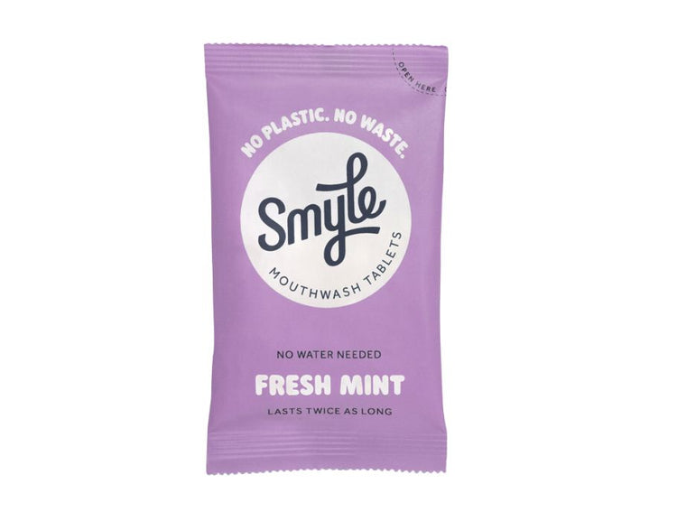 Smyle mondwater tabs - fresh mint - refill 50st.