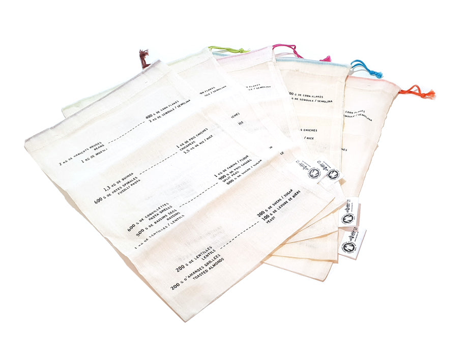 Ah! table! groente en fruit zak m - 20x30cm - 5st