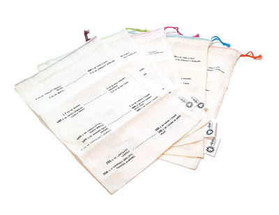 Ah! table! groente en fruit zak m - 20x30cm - 5st