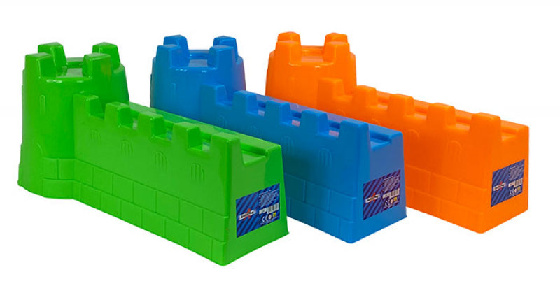 Diverse merken zandvorm kasteel (3 ass. 18cm)