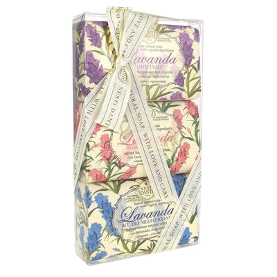 Nesti dante geschenkset zeep lavanda 3x150gr.