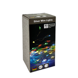 Zilverdraad led multicolor 80 leds 790cm - afbeelding 1