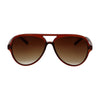 Spectrum zonnebril vintage piloot gradient bruin dames