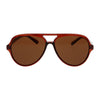Spectrum zonnebril vintage piloot bruin dames