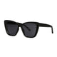 Spectrum zonnebril statement vlinder zwart smoke glas dames