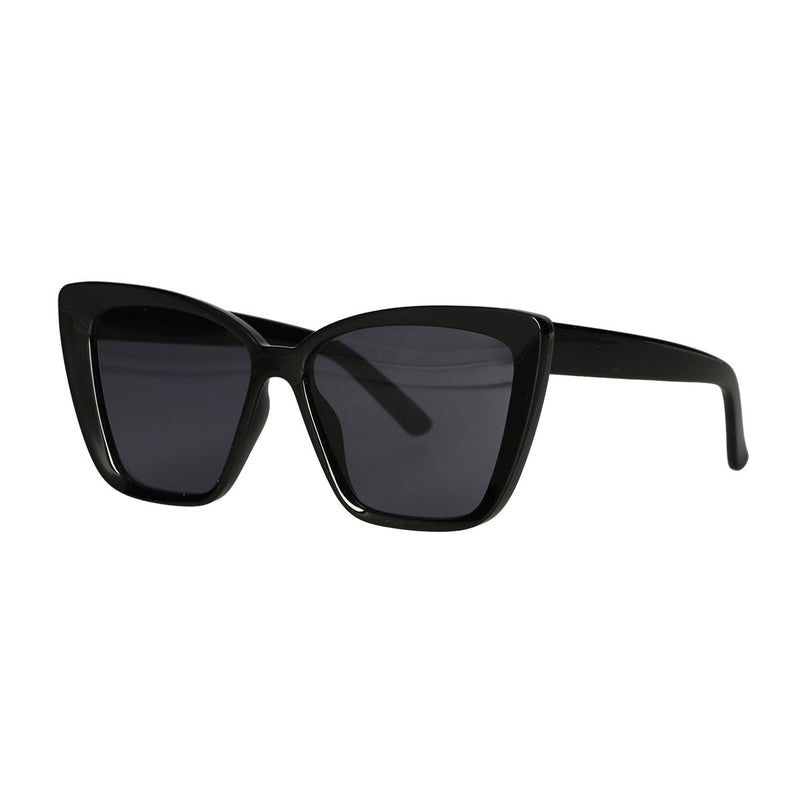Spectrum zonnebril statement vlinder zwart smoke glas dames