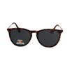 Spectrum polarized zonnebril rond tortoise goud grijs dames
