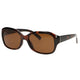 Spectrum polarized zonnebril ovaal tortoise bruin dames