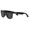 Spectrum polarized zonnebril vierkant zwart smoke heren
