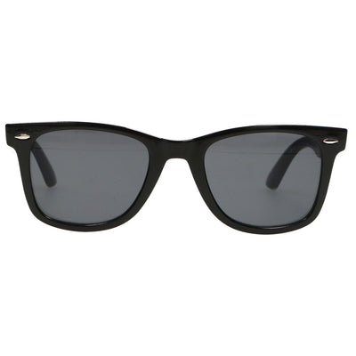 Spectrum polarized zonnebril vierkant zwart smoke heren