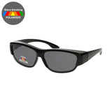 Spectrum polarized overzet zonnebril zwart - afbeelding 1