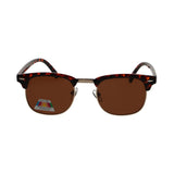 Spectrum polarized zonnebril club vierkant havana goud bruin unisex - afbeelding 3