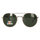 Spectrum polarized zonnebril piloot groen glas unisex