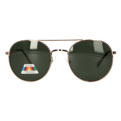 Spectrum polarized zonnebril piloot groen glas unisex