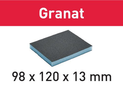 Festool accessoires schuurspons 98x120x13 800 gr 6 granat - 201507