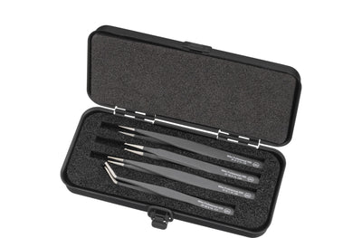 Wiha smd-pincetset professional esd grijptang (zwart)