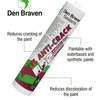 Den braven zwaluw acrylaatkit anti-crack 310ml wit - 11615201 - 11615201