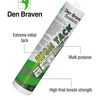 Den braven zwaluw high tack 290ml zwart - 11258200
