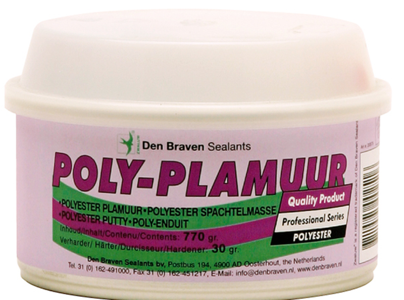 Den braven zwaluw poly-plamuur | 2 kg | wit - 200580