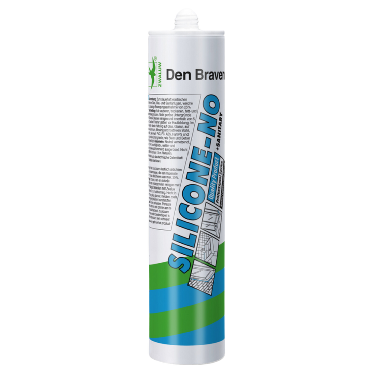 Den braven zwaluw siliconenkit-no 310ml transparant-grijs - 10333401 10333401