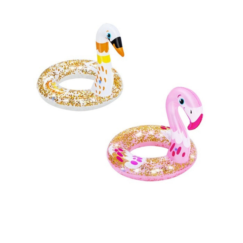 Diverse merken zwemring glitter vogels (2 ass.)