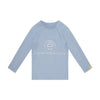 Pure tones | lichtblauw uv zwemshirt met lange mouwen
