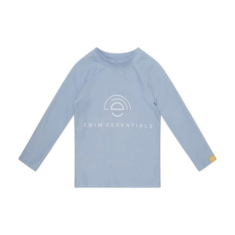 Pure tones | lichtblauw uv zwemshirt met lange mouwen