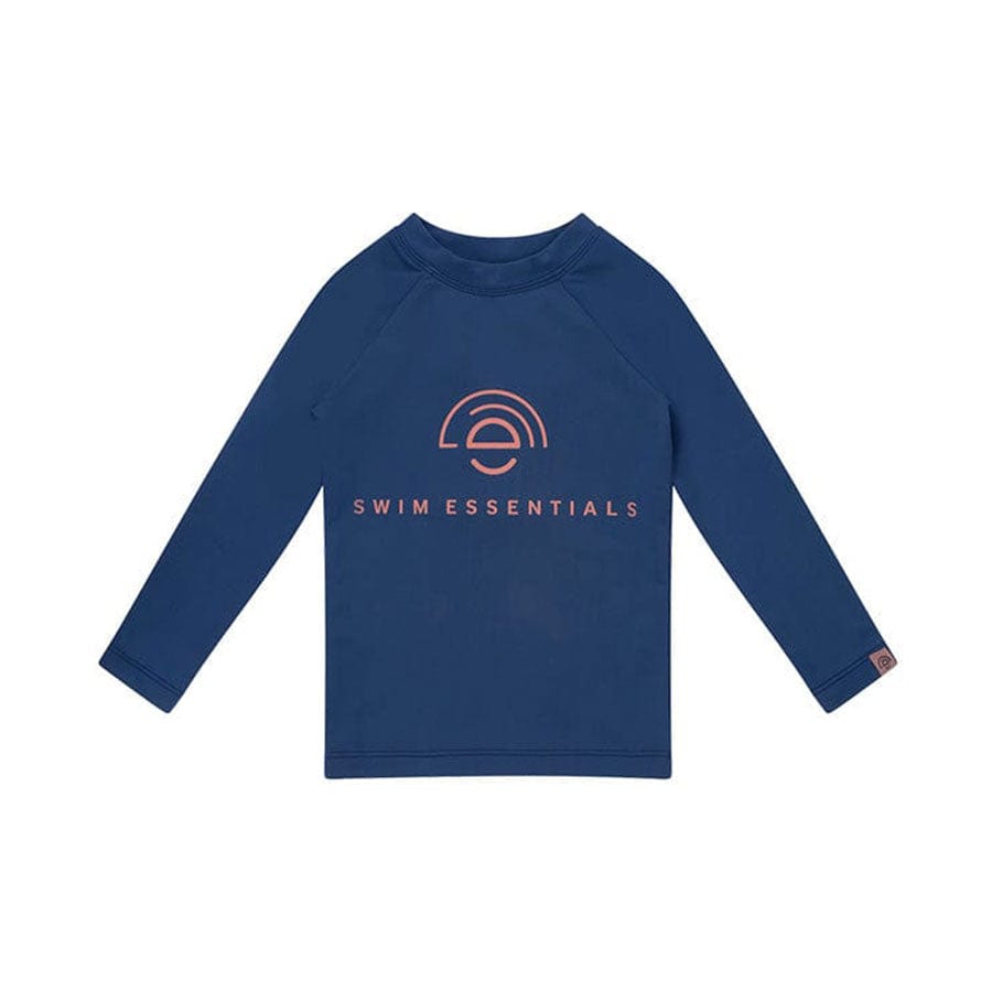 Pure tones | donkerblauw uv zwemshirt met lange mouwen