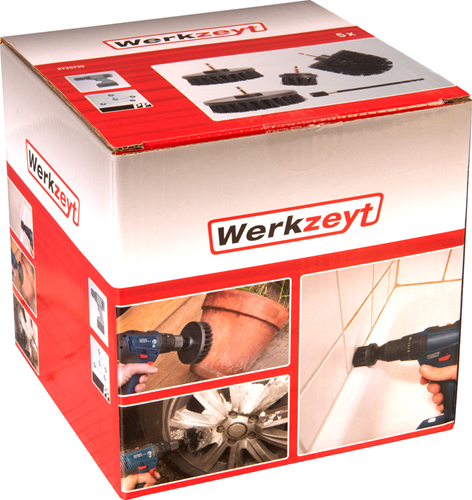 Werkzeyt borstelset voor boormachine 5-delig - zy25720